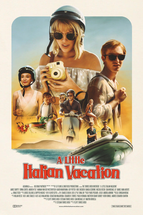 1000 piece jigsaw puzzle for the movie poster: A Little Italian Vacation (2021)