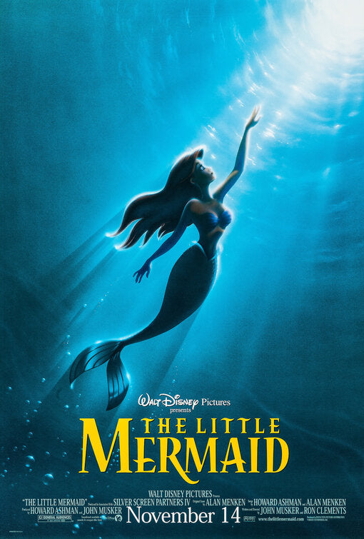 the movie poster: The Little Mermaid (1989) ver1