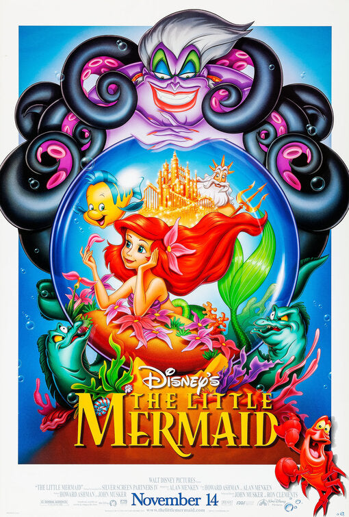 the movie poster: The Little Mermaid (1989) ver3