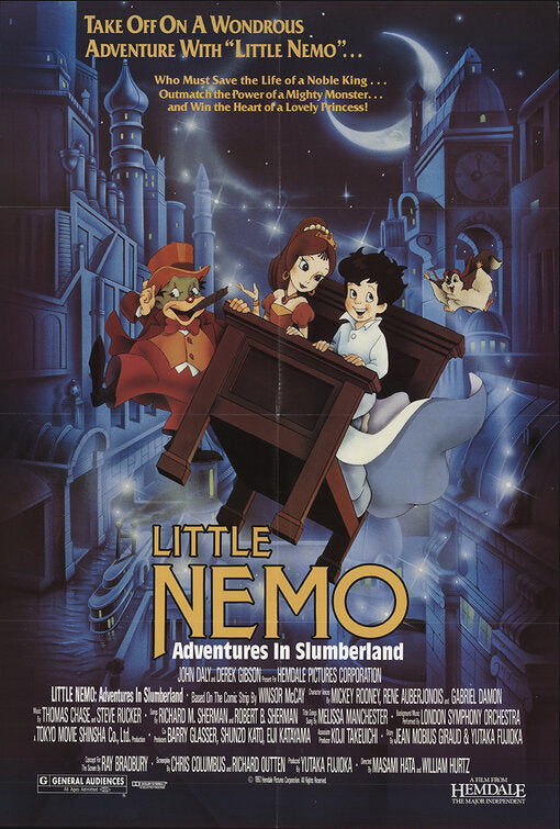 1000 piece jigsaw puzzle for the movie poster: Little Nemo: Adventures in Slumberland (1992)
