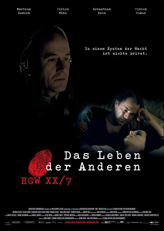 the movie poster: The Lives of Others (2007) ver3