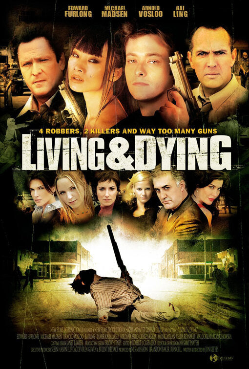 1000 piece jigsaw puzzle for the movie poster: Living & Dying (2007)