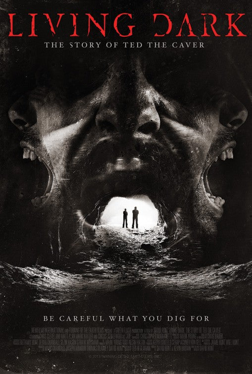 1000 piece jigsaw puzzle for the movie poster: Living Dark: The Story of Ted the Caver (2013)