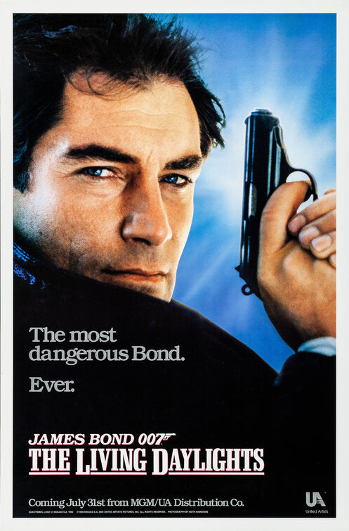 the movie poster: The Living Daylights (1987) ver1