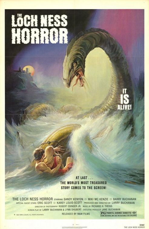 the movie poster: Loch Ness Horror (1981)