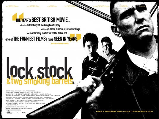 1000 piece jigsaw puzzle for the movie poster: Lock, Stock, and Two Smoking Barrels (1999) ver3