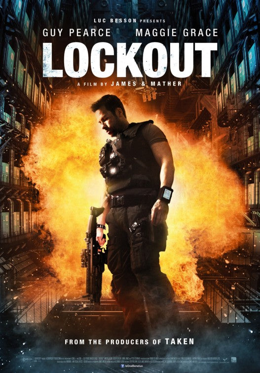 1000 piece jigsaw puzzle for the movie poster: Lockout (2012) ver4