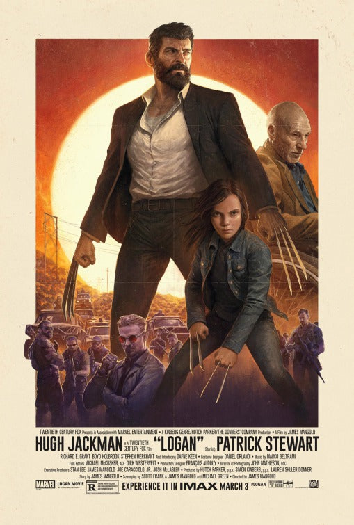 1000 piece jigsaw puzzle for the movie poster: Logan (2017) ver6