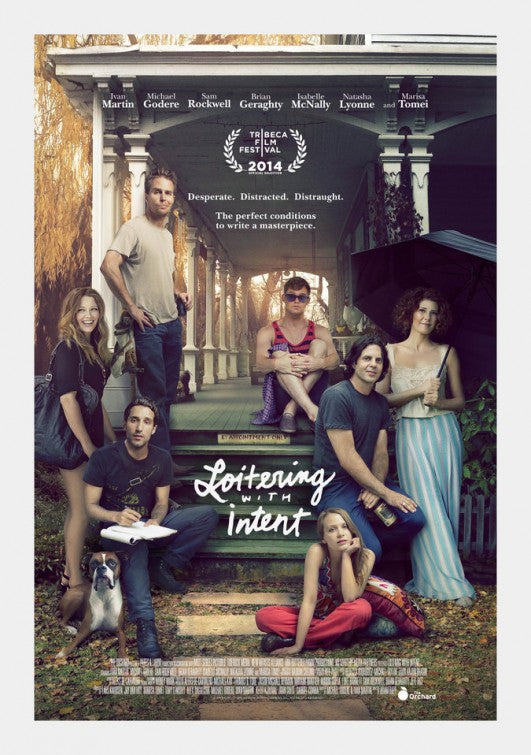 1000 piece jigsaw puzzle for the movie poster: Loitering with Intent (2014)