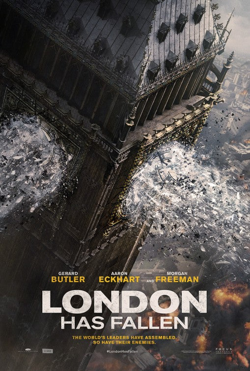 1000 piece jigsaw puzzle for the movie poster: London Has Fallen (2016)