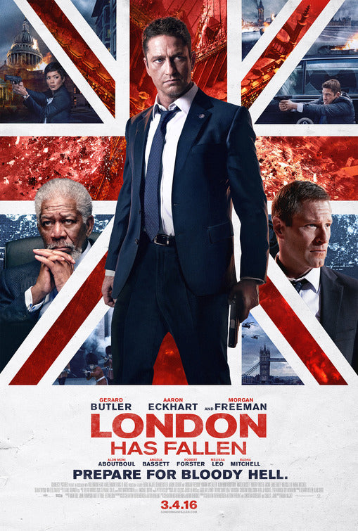 1000 piece jigsaw puzzle for the movie poster: London Has Fallen (2016) ver4
