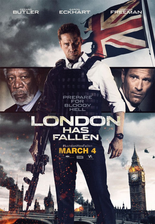 1000 piece jigsaw puzzle for the movie poster: London Has Fallen (2016) ver5