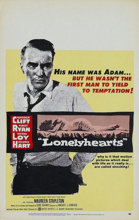 the movie poster: Lonelyhearts (1958)