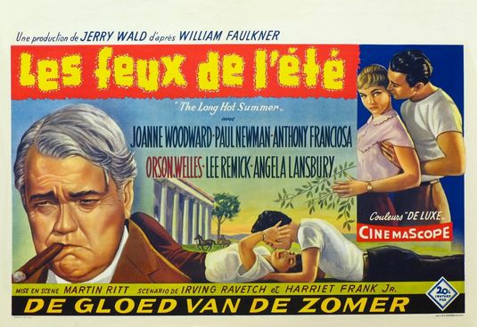 the movie poster: The Long, Hot Summer (1958) ver4