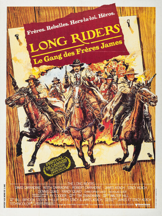 1000 piece jigsaw puzzle for the movie poster: The Long Riders (1980) ver4