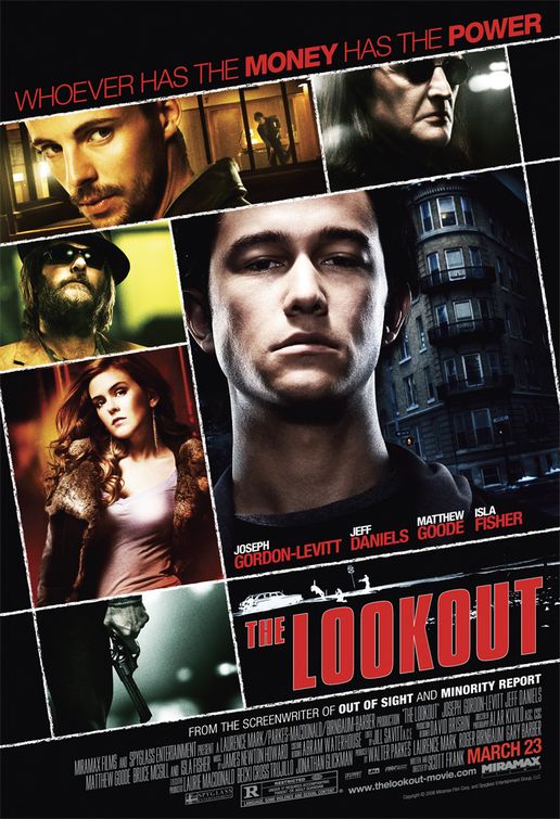 the movie poster: The Lookout (2007)