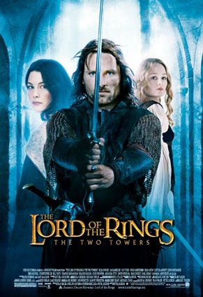 the movie poster: The Lord of the Rings: The Two Towers (2002) ver5
