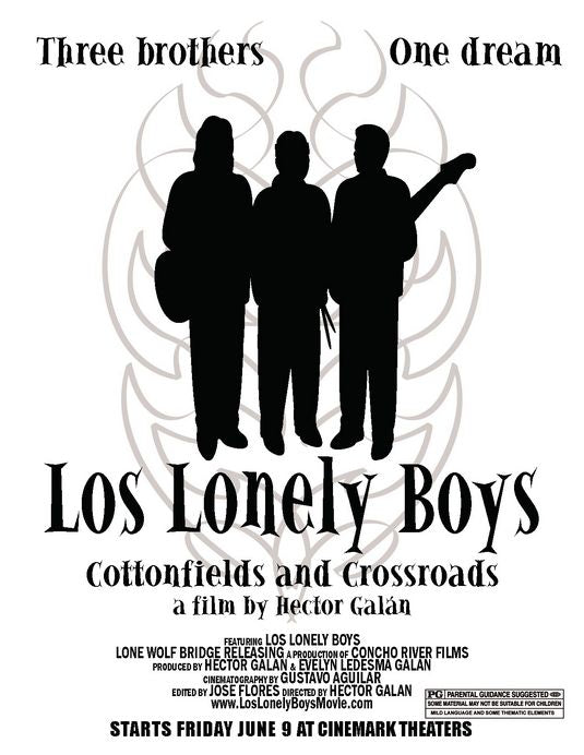 the movie poster: Los Lonely Boys: Cottonfields and Crossroads (2006) ver2