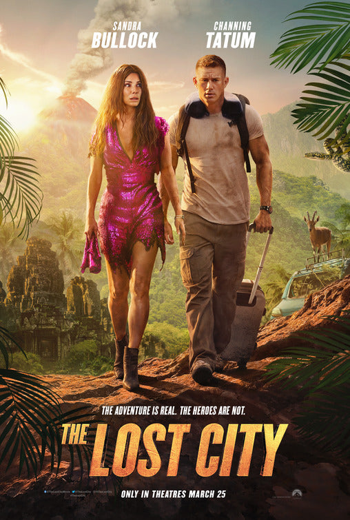 1000 piece jigsaw puzzle for the movie poster: The Lost City (2022)