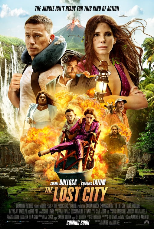 1000 piece jigsaw puzzle for the movie poster: The Lost City (2022) ver2