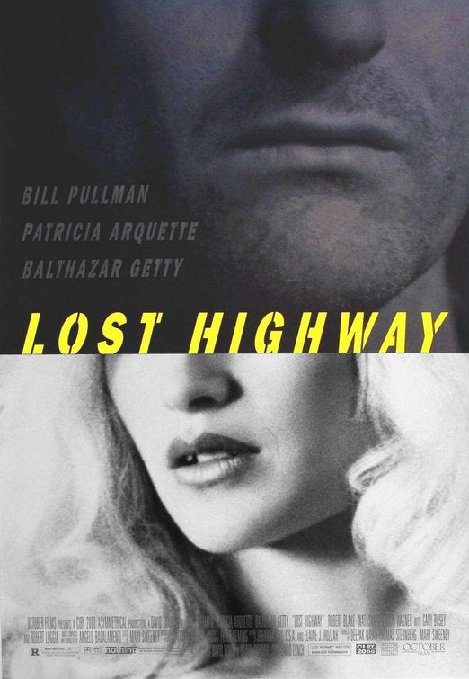 the movie poster: Lost Highway (1997) ver1