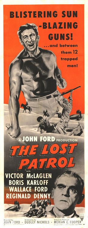 the movie poster: The Lost Patrol (1934)