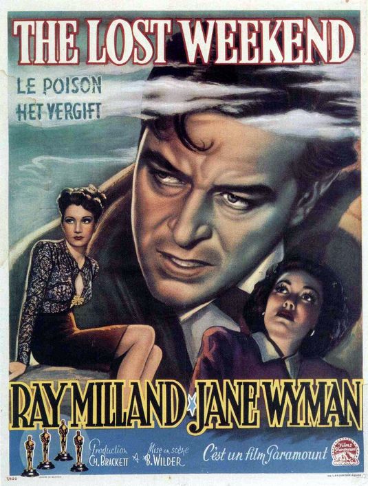 the movie poster: The Lost Weekend (1945) ver3