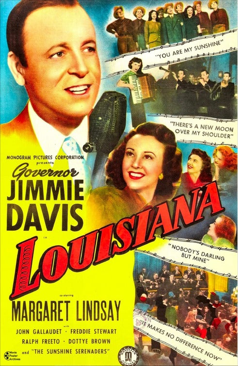 1000 piece jigsaw puzzle for the movie poster: Louisiana (1947)