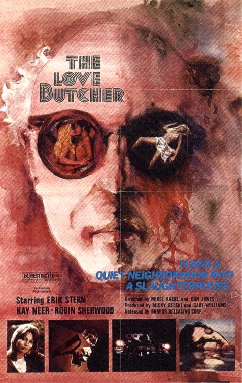 the movie poster: The Love Butcher (1975)