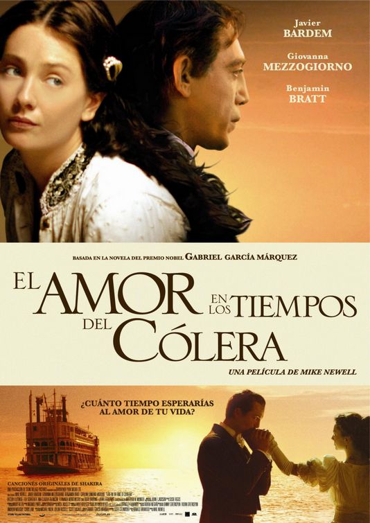 the movie poster: Love in the Time of Cholera (2007) ver3
