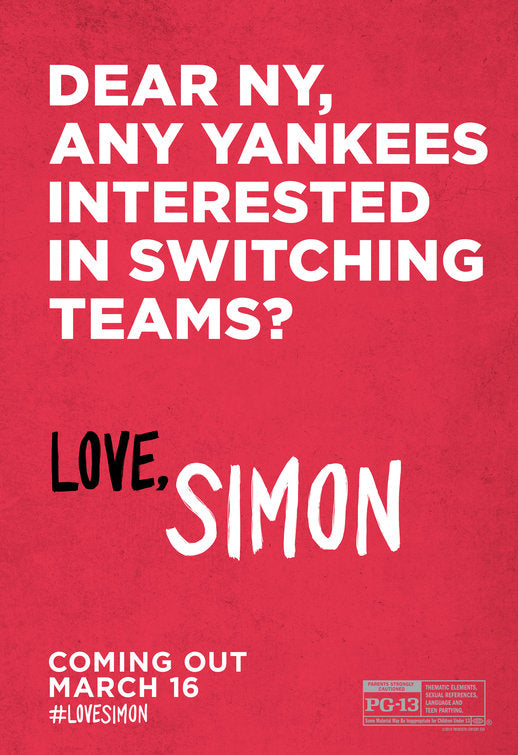 1000 piece jigsaw puzzle for the movie poster: Love, Simon (2018) ver7