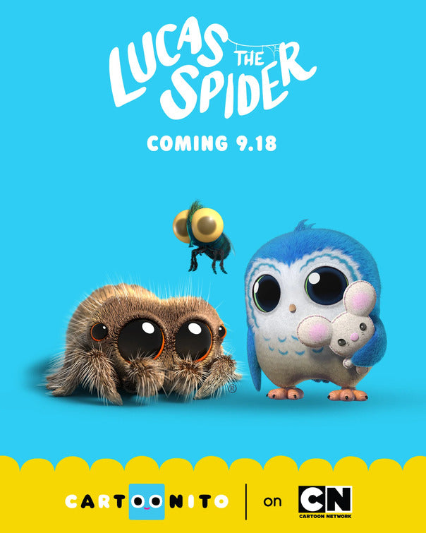 1000 piece jigsaw puzzle for tv poster: Lucas the Spider