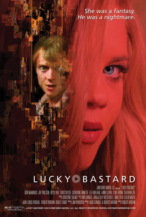 1000 piece jigsaw puzzle for the movie poster: Lucky Bastard (2014)