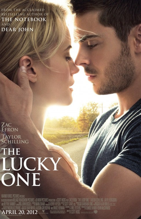 1000 piece jigsaw puzzle for the movie poster: The Lucky One (2012)