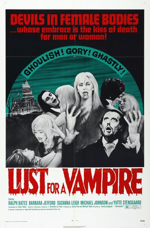 the movie poster: Lust for a Vampire (1971)