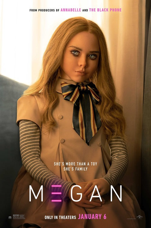 1000 piece jigsaw puzzle for the movie poster: MEGAN (2023) ver3
