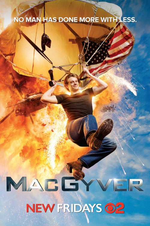 1000 piece jigsaw puzzle for tv poster: MacGyver