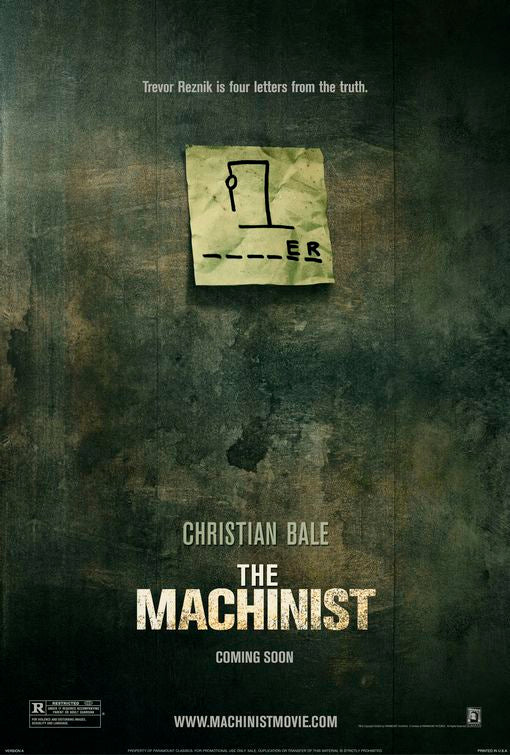the movie poster: The Machinist (2004) ver2