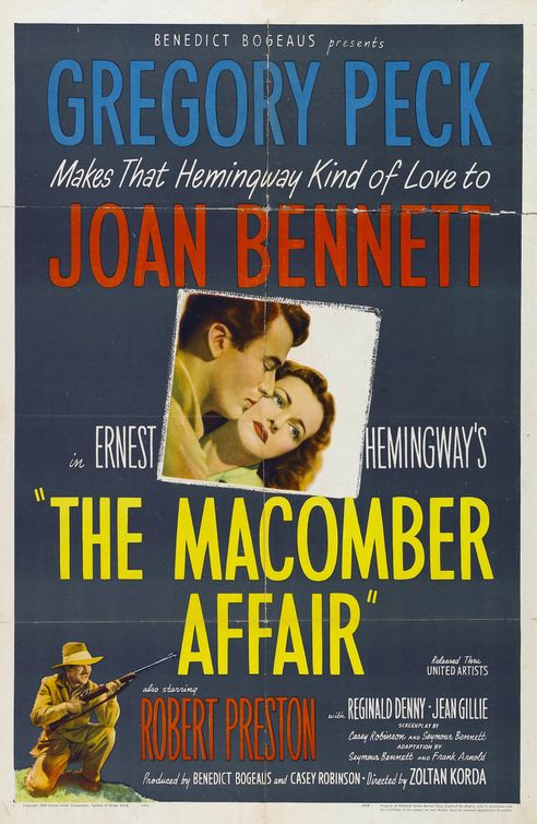 the movie poster: The Macomber Affair (1947)