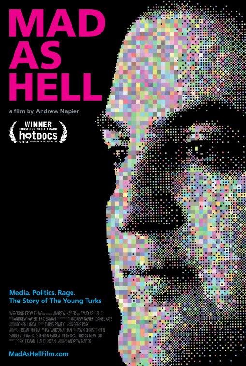 1000 piece jigsaw puzzle for the movie poster: Mad As Hell (2014)