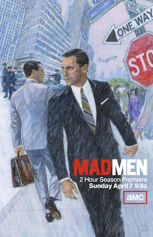1000 piece jigsaw puzzle for tv poster: Mad Men, ver17