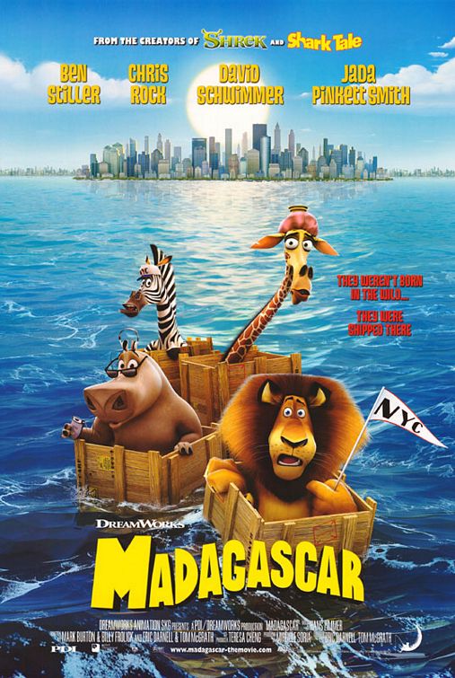 the movie poster: Madagascar (2005) ver8