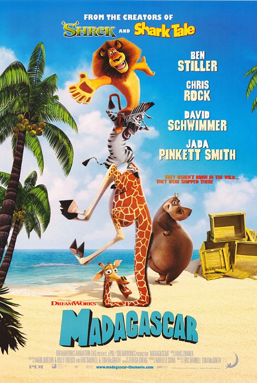 the movie poster: Madagascar (2005) ver9