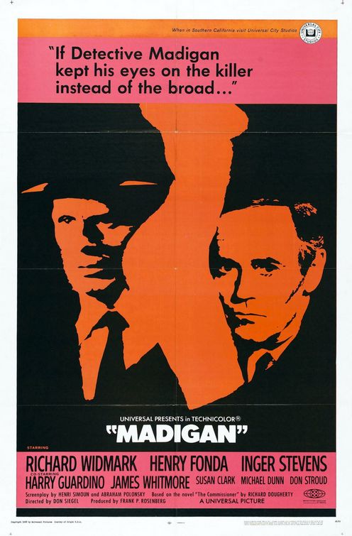 the movie poster: Madigan (1968)
