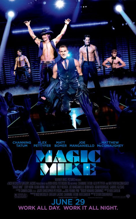 1000 piece jigsaw puzzle for the movie poster: Magic Mike (2012) ver2