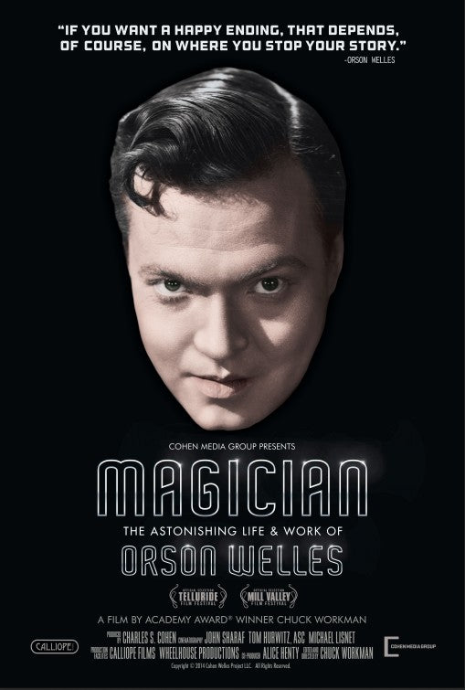 1000 piece jigsaw puzzle for the movie poster: Magician: The Astonishing Life and Work of Orson Welles (2014)