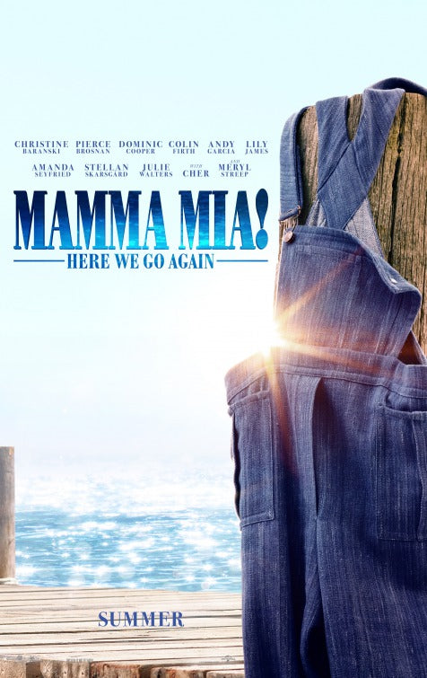 1000 piece jigsaw puzzle for the movie poster: Mamma Mia! Here We Go Again (2018)
