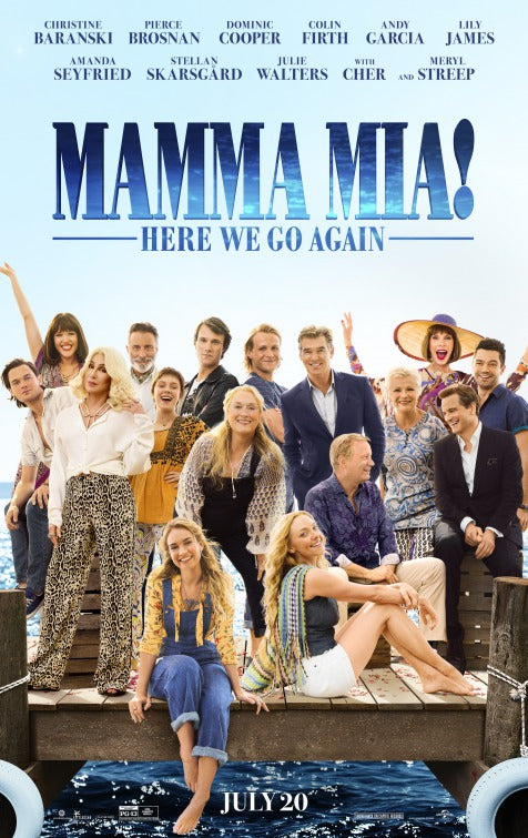 1000 piece jigsaw puzzle for the movie poster: Mamma Mia! Here We Go Again (2018) ver3