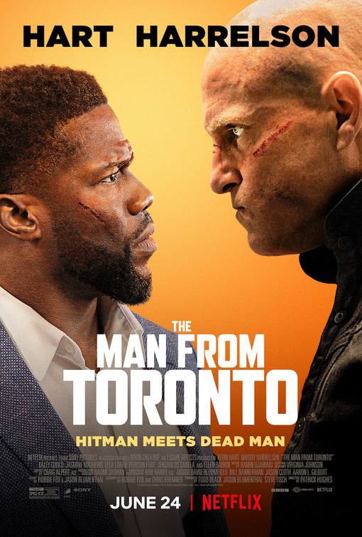 1000 piece jigsaw puzzle for the movie poster: The Man from Toronto (2022)