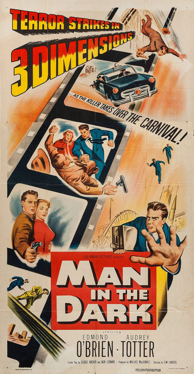 the movie poster: Man in the Dark (1953)